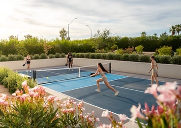 Pickleball at Paradise Reserve, a North Scottsdale luxury vacation rental estate