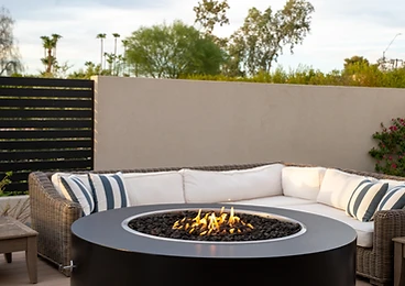 Fire Pit Lounge at Paradise Reserve, a North Scottsdale luxury vacation rental estate