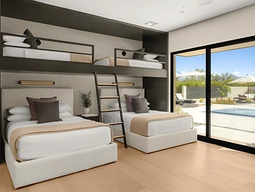 Bedroom 6 · Casita with 2 queens + 2 bunk beds at Paradise Reserve, a North Scottsdale luxury rental estate