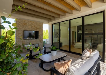 Outdoor Living at Paradise Reserve, a North Scottsdale luxury vacation rental estate