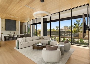Great Room at Paradise Reserve, a North Scottsdale luxury vacation rental estate