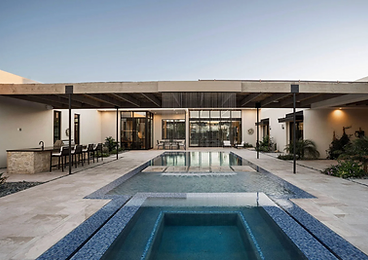 Pool & Spa at Paradise Reserve, a North Scottsdale luxury vacation rental estate