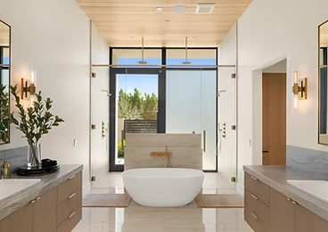 Master Bathroom at Paradise Reserve, a North Scottsdale luxury vacation rental estate