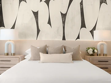 Bedroom 3 with king bed at Paradise Reserve, a North Scottsdale luxury rental estate
