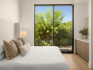 Bedroom 2 with king bed at Paradise Reserve, a North Scottsdale luxury rental estate