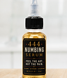 The 444 Numbing Serum amber-dropper bottle