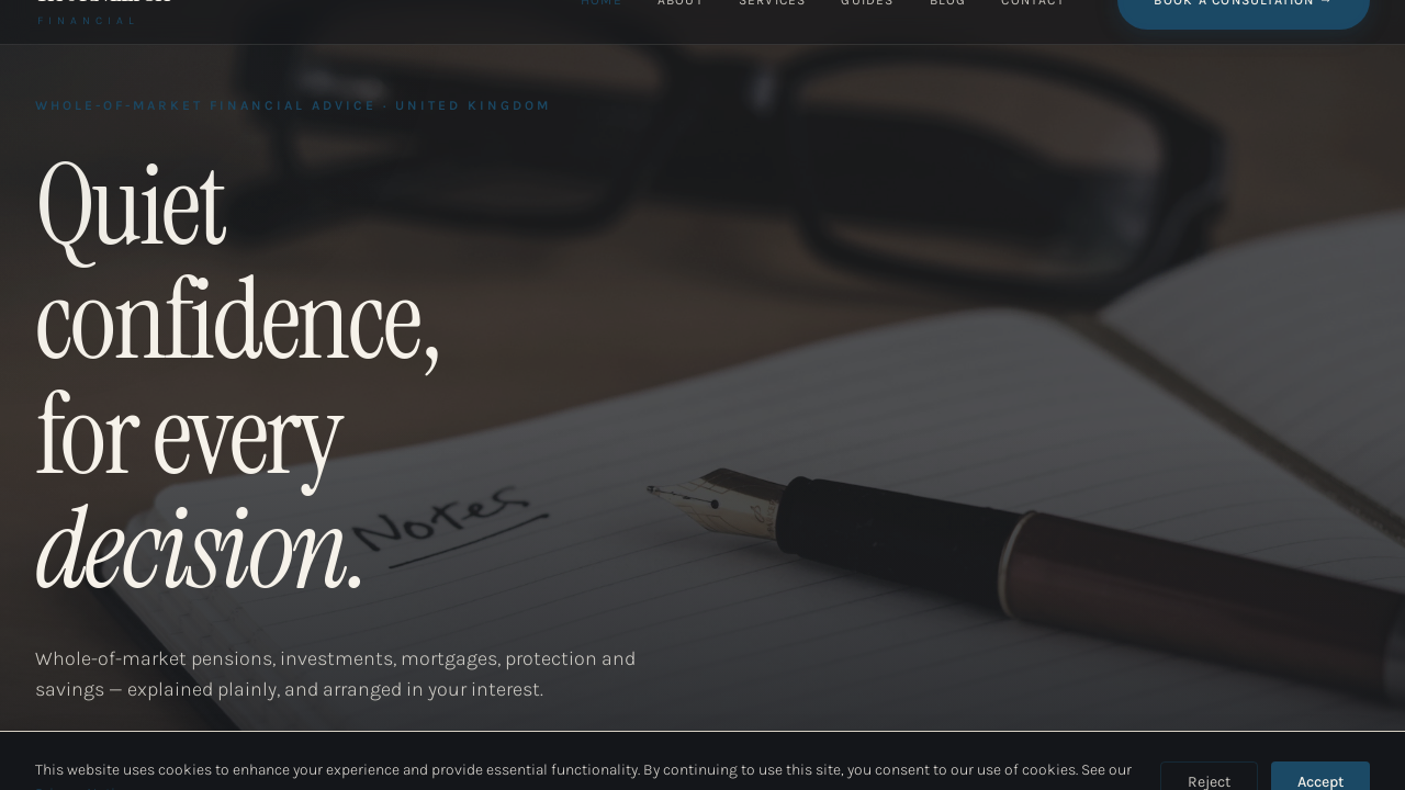 Thornleigh: Financial Adviser & Wealth Site template preview