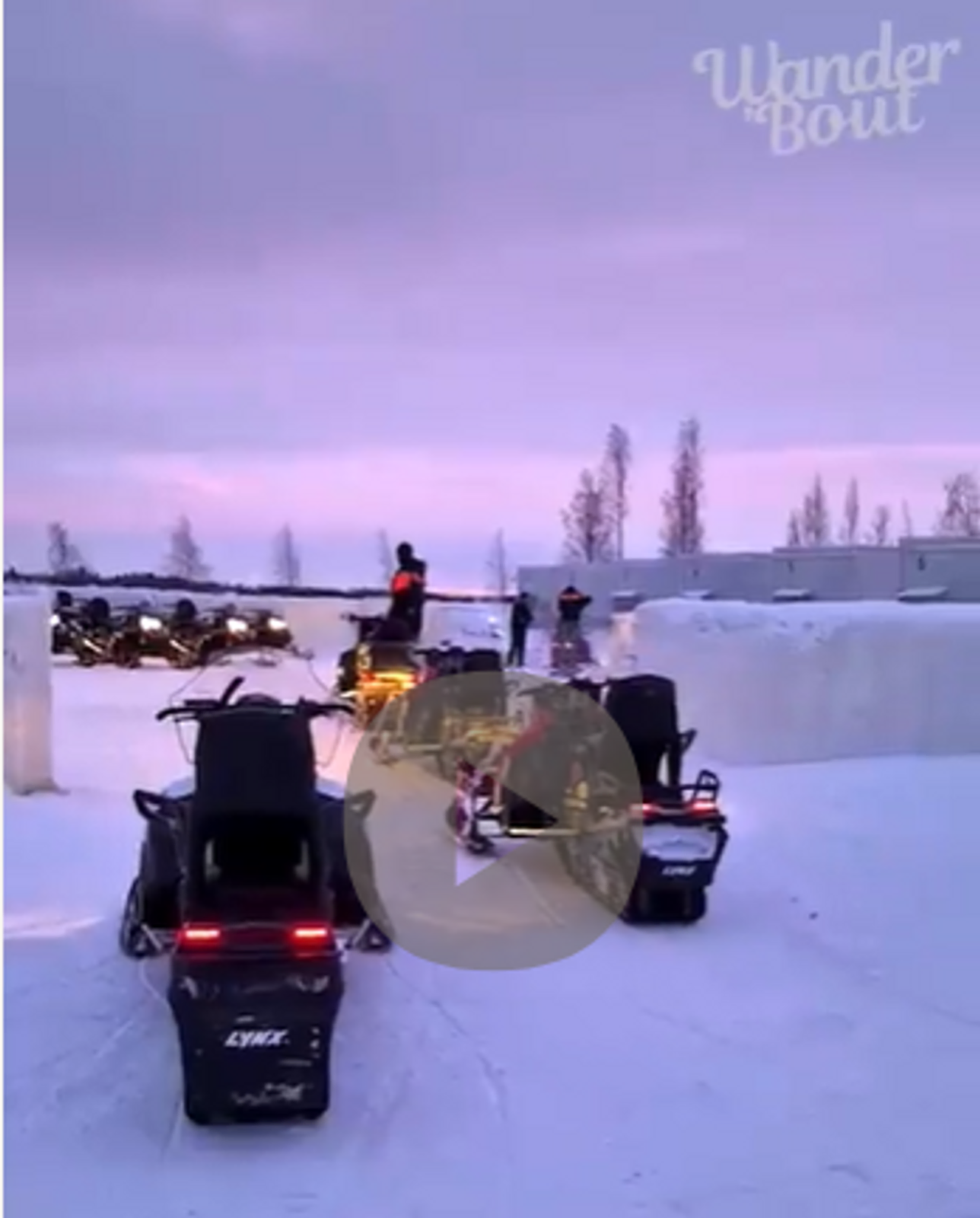 Experience the Thrill of Snowmobiling to Icebreaker Sampo