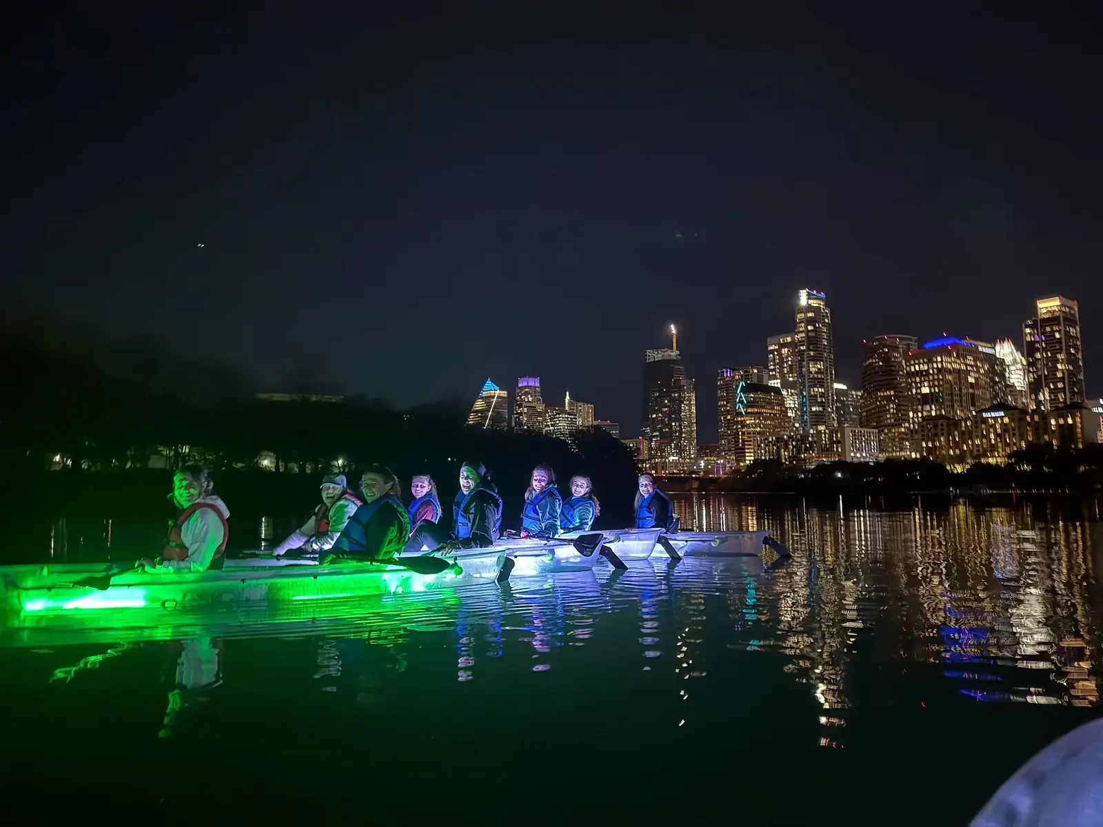 Glow Night Kayaking: Experience Austin’s Neon Adventure on Lady Bird Lake gallery image 2