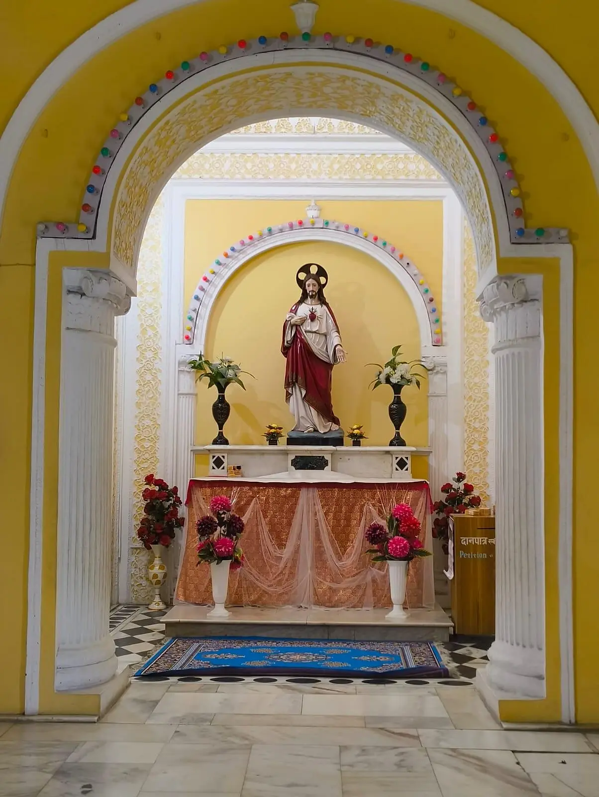 A Day of Faith, Family & Foil-Wrapped Chicken Rolls: Our Sardhana Church Trip