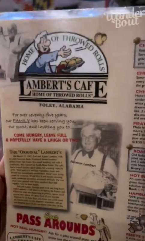 Lambert's Café: The Restaurant Where Rolls Fly and Smiles Multiply