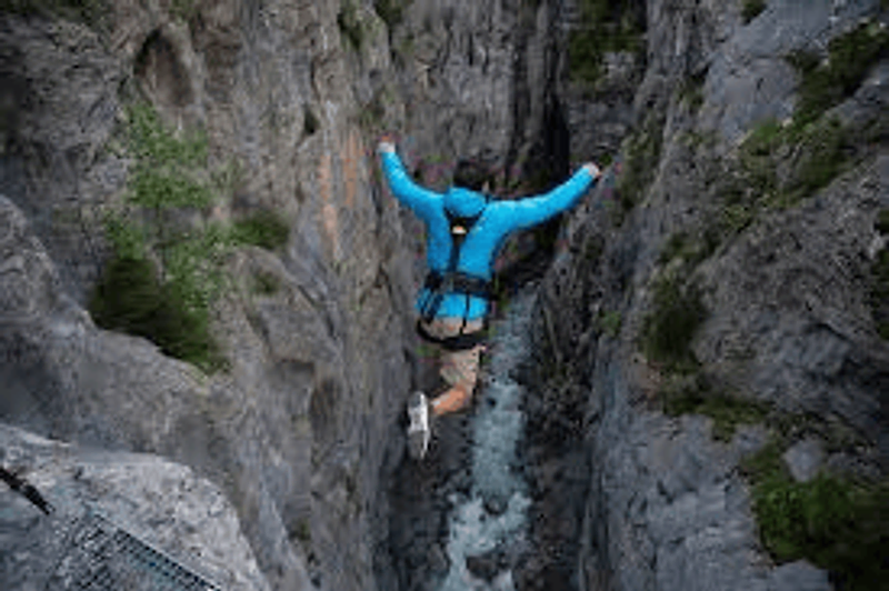 Experience the Thrill of Canyon Swinging in Switzerland