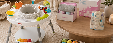 Lucky Stork's Recommended Baby Shower Gifts illustration