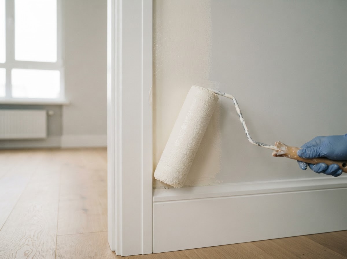 Clean interior painting