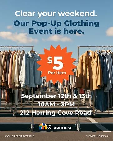 Pop-up Thrift Clothing Event!