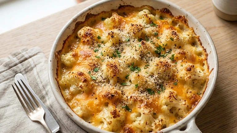 Cheesy Cauliflower Bake