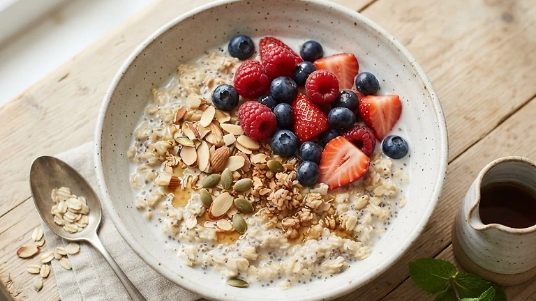 Overnight Oats with Berries