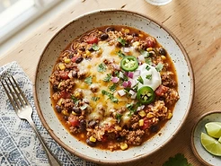 15-Minute Cheesy Taco Skillet