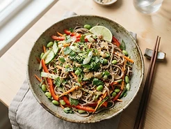 Sesame Soba Noodle Salad