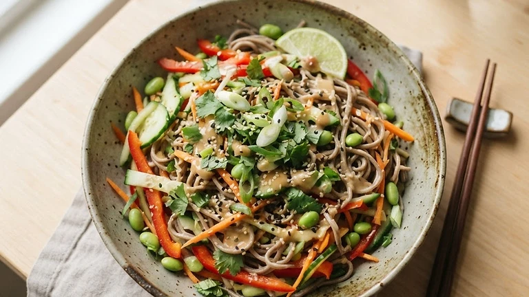 Sesame Soba Noodle Salad
