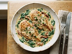 Keto Creamy Tuscan Chicken