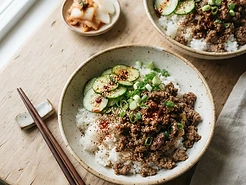 Korean Beef Rice Bowls