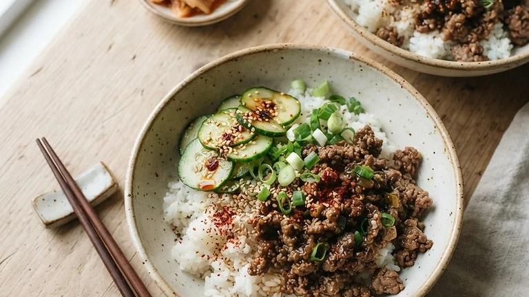 Korean Beef Rice Bowls