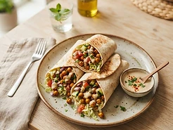 Vegan Chickpea Shawarma Wraps