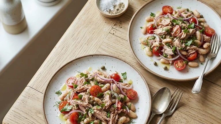 Tuna White Bean Salad Plates