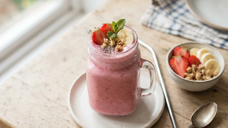 Strawberry Banana Smoothie