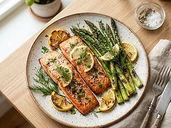 Paleo Lemon Herb Salmon
