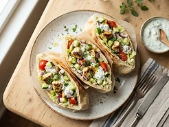 Greek Chicken Pita Pockets