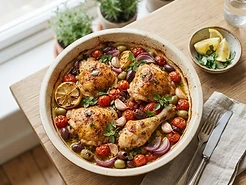 Mediterranean Baked Chicken with Olives