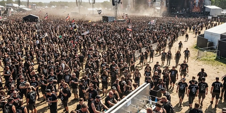 Hőségriadó-szerű intézkedésekkel védi 85 ezer látogatóját a Wacken