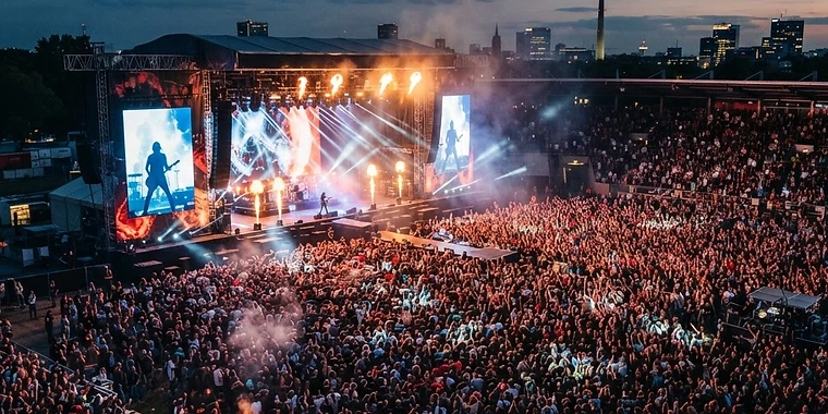 Düsseldorf's new open-air concert park opens with 80,000 spectators