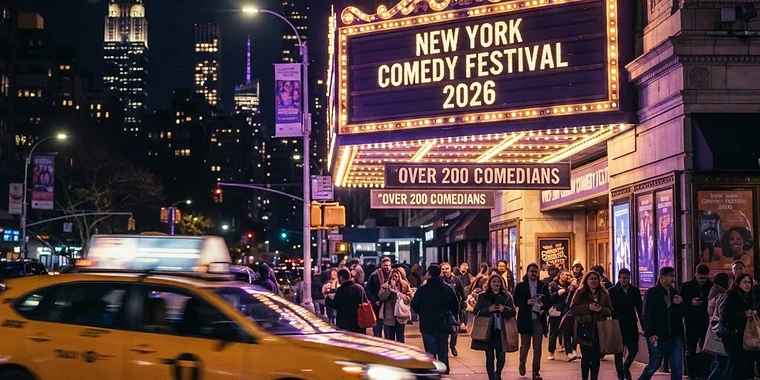 New York Comedy Festival 2026: több mint kétszáz fellépő, többlépcsős jegyértékesítés