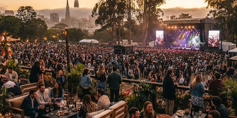 Outside Lands 2026: telt ház, prémiumklubok és száz helyi vendéglátó San Franciscóban