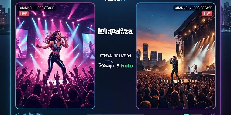 Két párhuzamos csatornán közvetíti a Lollapaloozát a Hulu és a Disney+