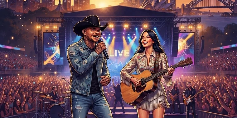 Longhaul Festival 2027: Kane Brown és Kacey Musgraves vezeti az új ausztrál fesztivált