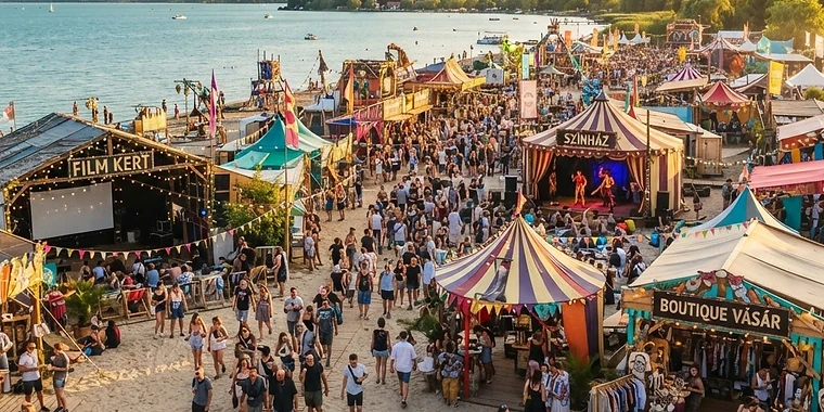 Teljes fesztiválvárost épít Zamárdiban a STRAND