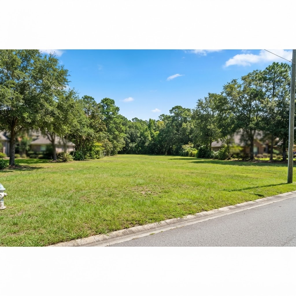 Open vacant lot in Central Ohio
