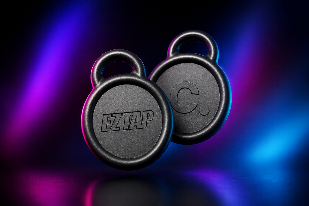 EZTap NFC keychain tags