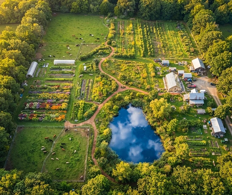 Farm aerial map