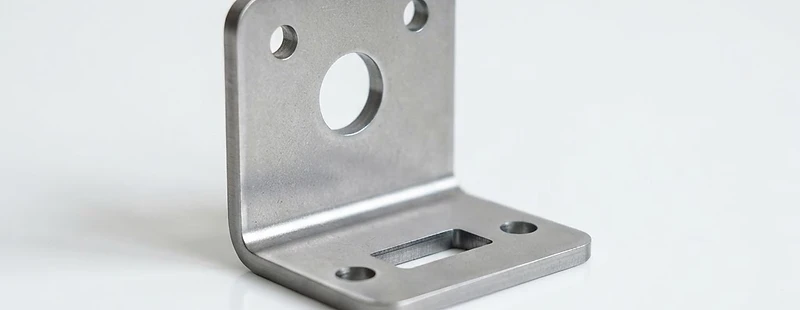 Freshly laser-cut, cleanly deburred sheet-metal part