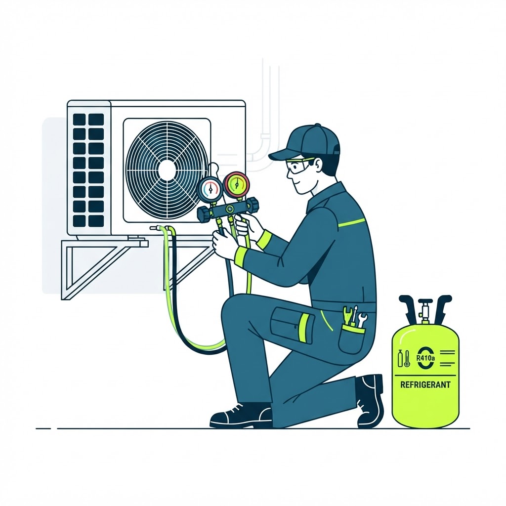 Gases fluorados em 2026: certificação, novos refrigerantes e obrigações dos profissionais AVAC