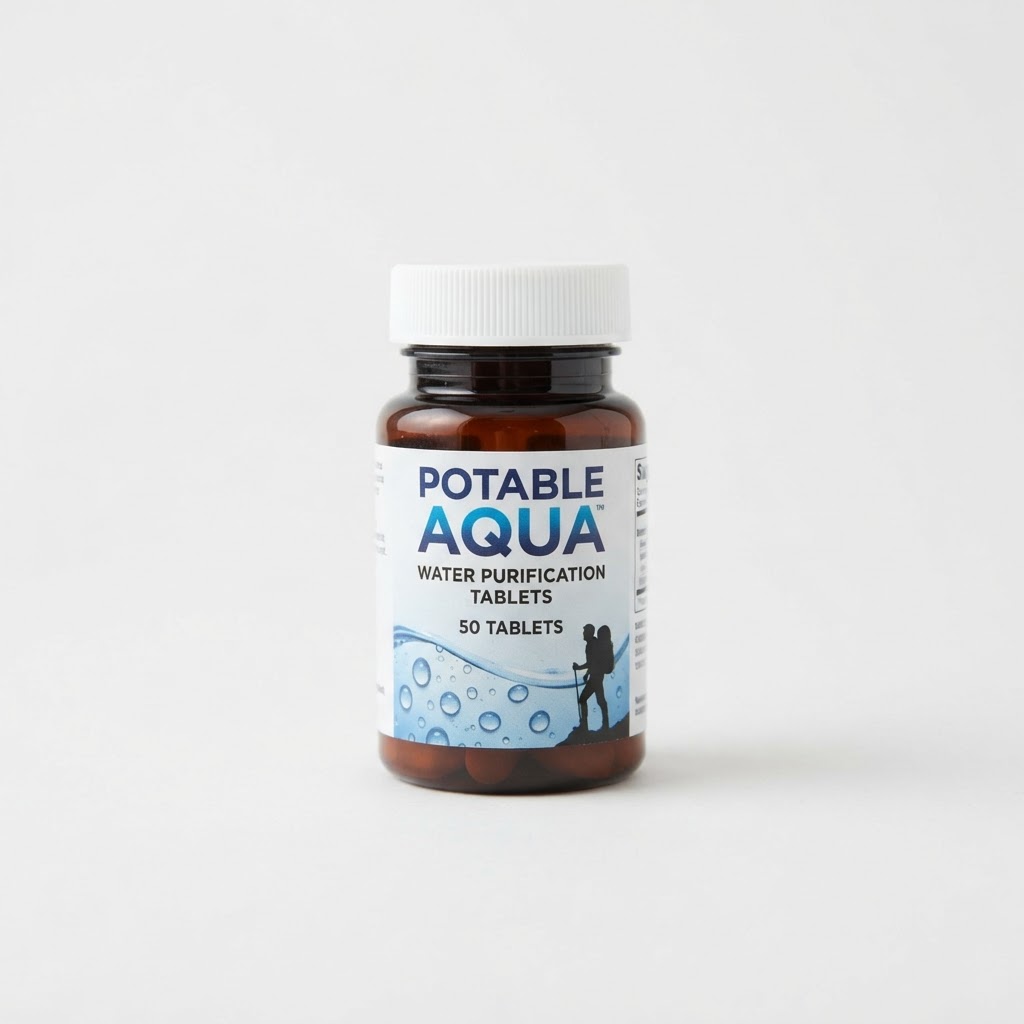 Potable Aqua Water Purification Tablets (50 ct)