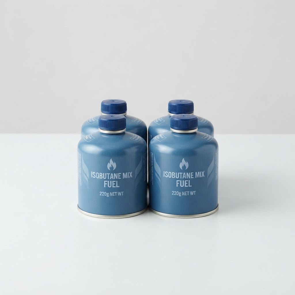 Isobutane Fuel Canisters (4-Pack)