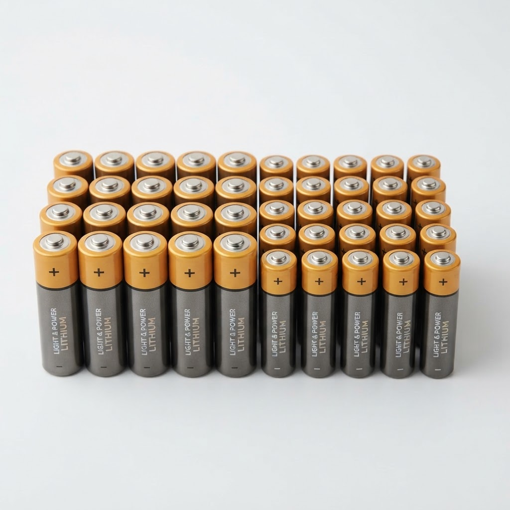 AA/AAA Lithium Batteries (Bulk, 20-Year Shelf Life)