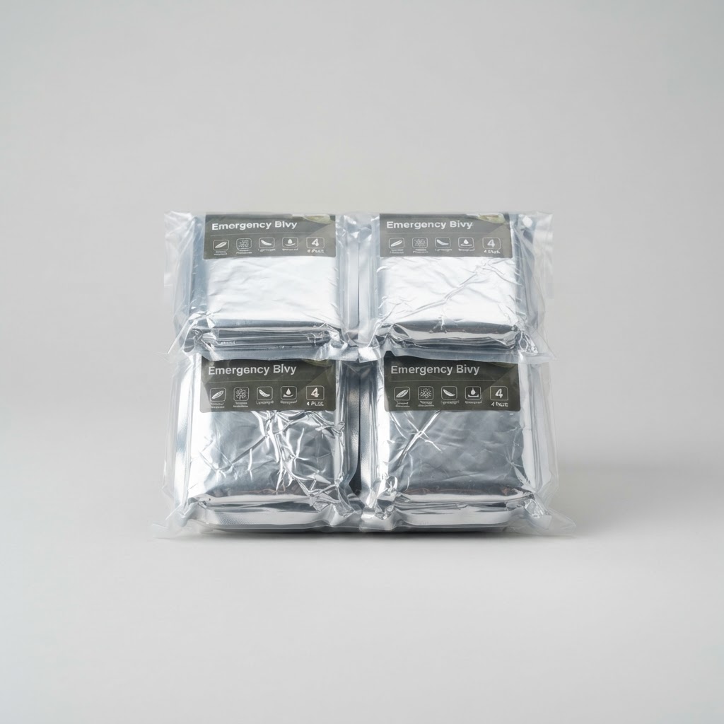 Emergency Mylar Bivy (4-Pack)
