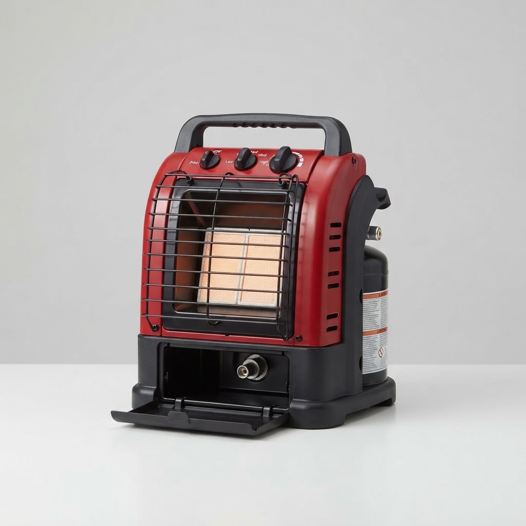 Indoor-Safe Propane Heater (Buddy Style, 9,000 BTU)